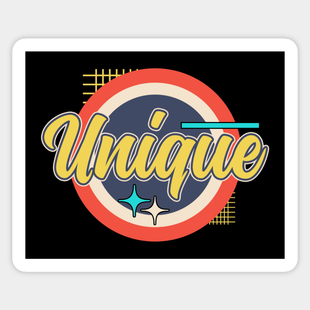 unique retro style Sticker by HITAM MANIS PRO